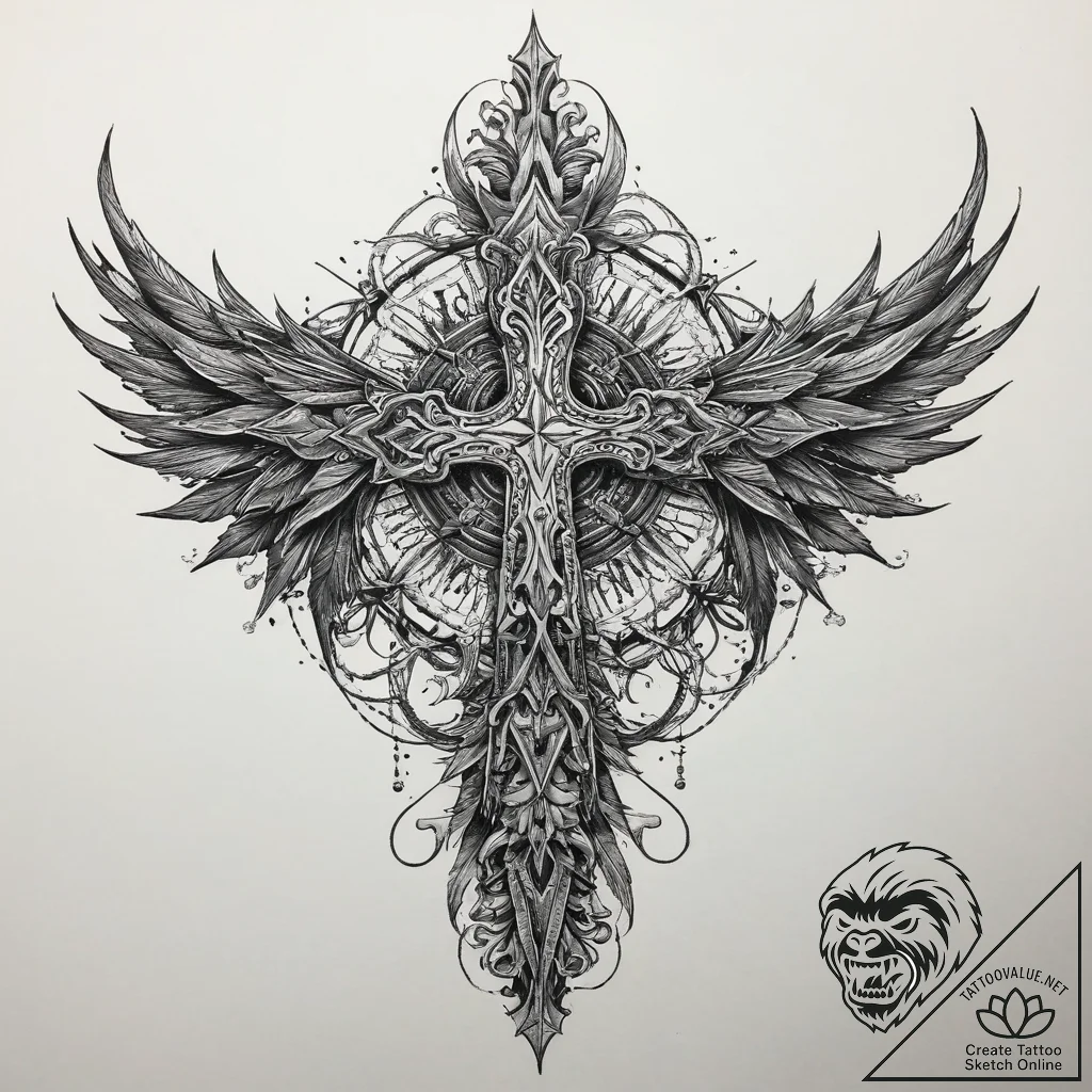 Tattoo sketch fairy tattoo, tattoo sketch des... - tattoo sketch (№1760251504_0, 12.10.2025 06:45) — tattoovalue.net