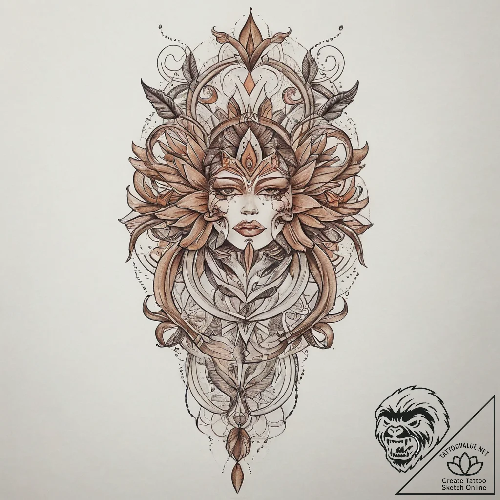 Tattoo sketch leg, tattoo flash sheet design,... - tattoo sketch (№1760254345_0, 12.10.2025 07:32) — tattoovalue.net