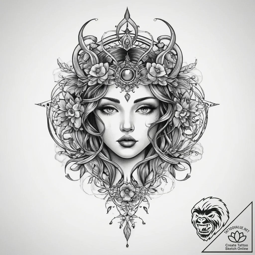 Tattoo sketch steel, tattoo flash sheet desig... - tattoo sketch (№1760254998_0, 12.10.2025 07:43) — tattoovalue.net