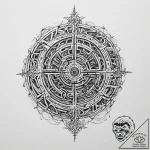Tattoo sketch labyrinth – tattoo sketch (№1760255867_0, 12.10.2025 07:57) — tattoovalue.net