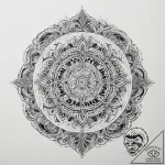 Tattoo sketch cosmic self, ink illustration f… – tattoo sketch (№1760256522_0, 12.10.2025 08:08) — tattoovalue.net