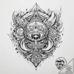 Tattoo sketch sky, tattoo flash sheet design,… – tattoo sketch (№1760256959_0, 12.10.2025 08:15) — tattoovalue.net