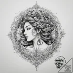 Tattoo sketch siren, tattoo sketch design, on… – tattoo sketch (№1760260658_0, 12.10.2025 09:17) — tattoovalue.net