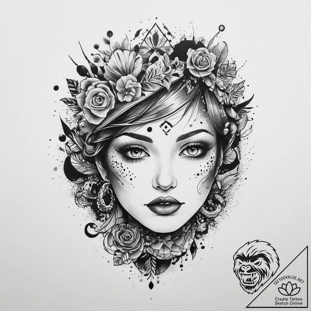 Tattoo sketch energy, tattoo sketch design, t... - tattoo sketch (№1760263884_0, 12.10.2025 10:11) — tattoovalue.net