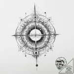 Tattoo sketch cosmic world, concept art for t… – tattoo sketch (№1760264962_0, 12.10.2025 10:29) — tattoovalue.net