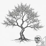 Tattoo sketch cherry blossom tree silhouette,… – tattoo sketch (№1760267568_0, 12.10.2025 11:12) — tattoovalue.net