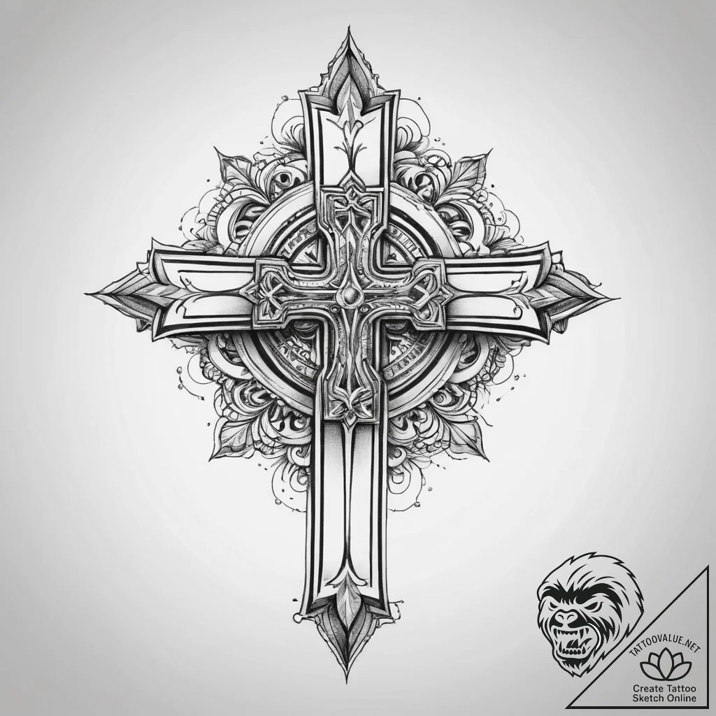 Tattoo sketch chosen one, artistic tattoo ske... - tattoo sketch (№1760267784_0, 12.10.2025 11:16) — tattoovalue.net