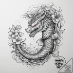 Tattoo sketch electric eel, tattoo drawing ou… – tattoo sketch (№1760269748_0, 12.10.2025 11:49) — tattoovalue.net