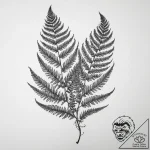 Tattoo sketch fern leaf, concept art for tatt… – tattoo sketch (№1760272339_0, 12.10.2025 12:32) — tattoovalue.net