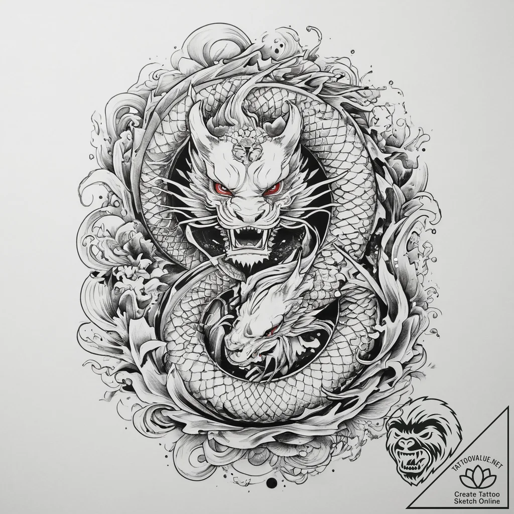 Tattoo sketch blessed portrayal, tattoo drawi... - tattoo sketch (№1760274081_0, 12.10.2025 13:01) — tattoovalue.net