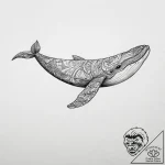 Tattoo sketch узор в виде кита, artistic tatt… – tattoo sketch (№1760275382_0, 12.10.2025 13:23) — tattoovalue.net