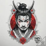 Tattoo sketch samurai, artistic tattoo sketch… – tattoo sketch (№1760278217_0, 12.10.2025 14:10) — tattoovalue.net