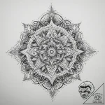 Tattoo sketch cosmic soul, ink illustration f… – tattoo sketch (№1760279086_0, 12.10.2025 14:24) — tattoovalue.net