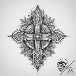 Tattoo sketch a symbolic object, tattoo line… – tattoo sketch (№1760280813_0, 12.10.2025 14:53) — tattoovalue.net