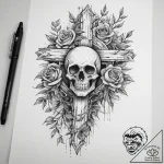 Tattoo sketch willow branches, tattoo sketch… – tattoo sketch (№1760281030_0, 12.10.2025 14:57) — tattoovalue.net