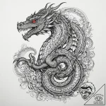 Tattoo sketch basilisk, tattoo sketch design,… – tattoo sketch (№1760282340_0, 12.10.2025 15:19) — tattoovalue.net