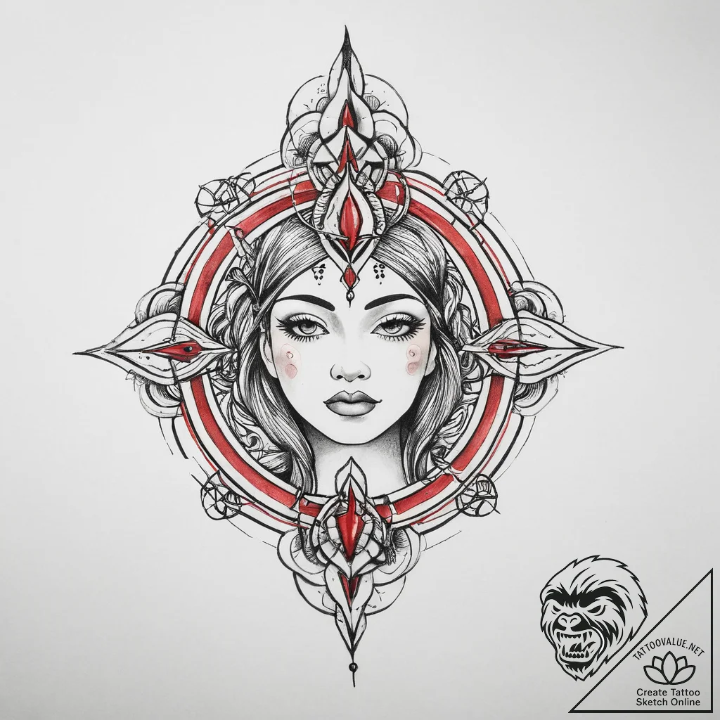 Tattoo sketch sacred story, tattoo drawing ou... - tattoo sketch (№1760282991_0, 12.10.2025 15:29) — tattoovalue.net