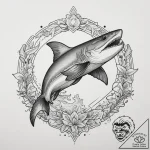 Tattoo sketch cookiecutter shark, tattoo flas… – tattoo sketch (№1760284076_0, 12.10.2025 15:47) — tattoovalue.net