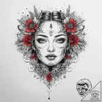 Tattoo sketch gold, tattoo flash sheet design… – tattoo sketch (№1760286693_0, 12.10.2025 16:31) — tattoovalue.net