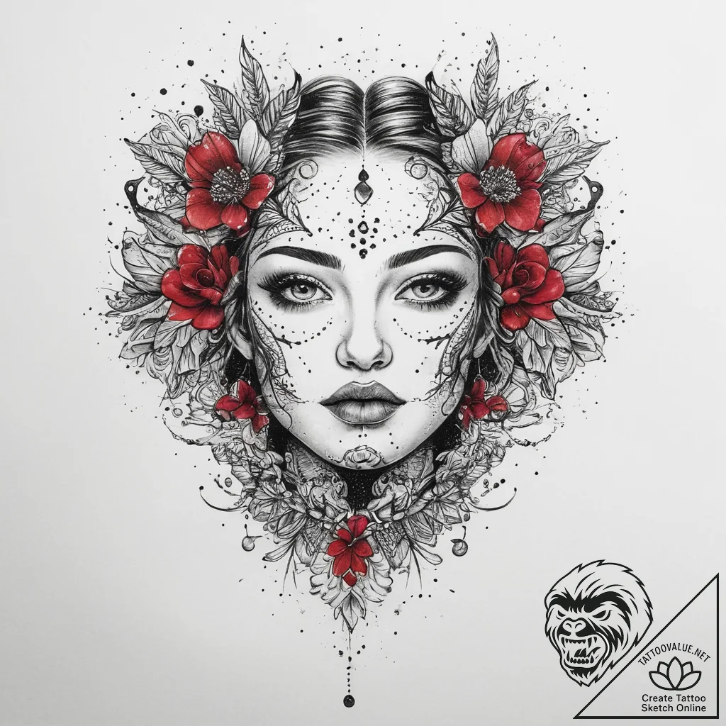 Tattoo sketch gold, tattoo flash sheet design... - tattoo sketch (№1760286693_0, 12.10.2025 16:31) — tattoovalue.net