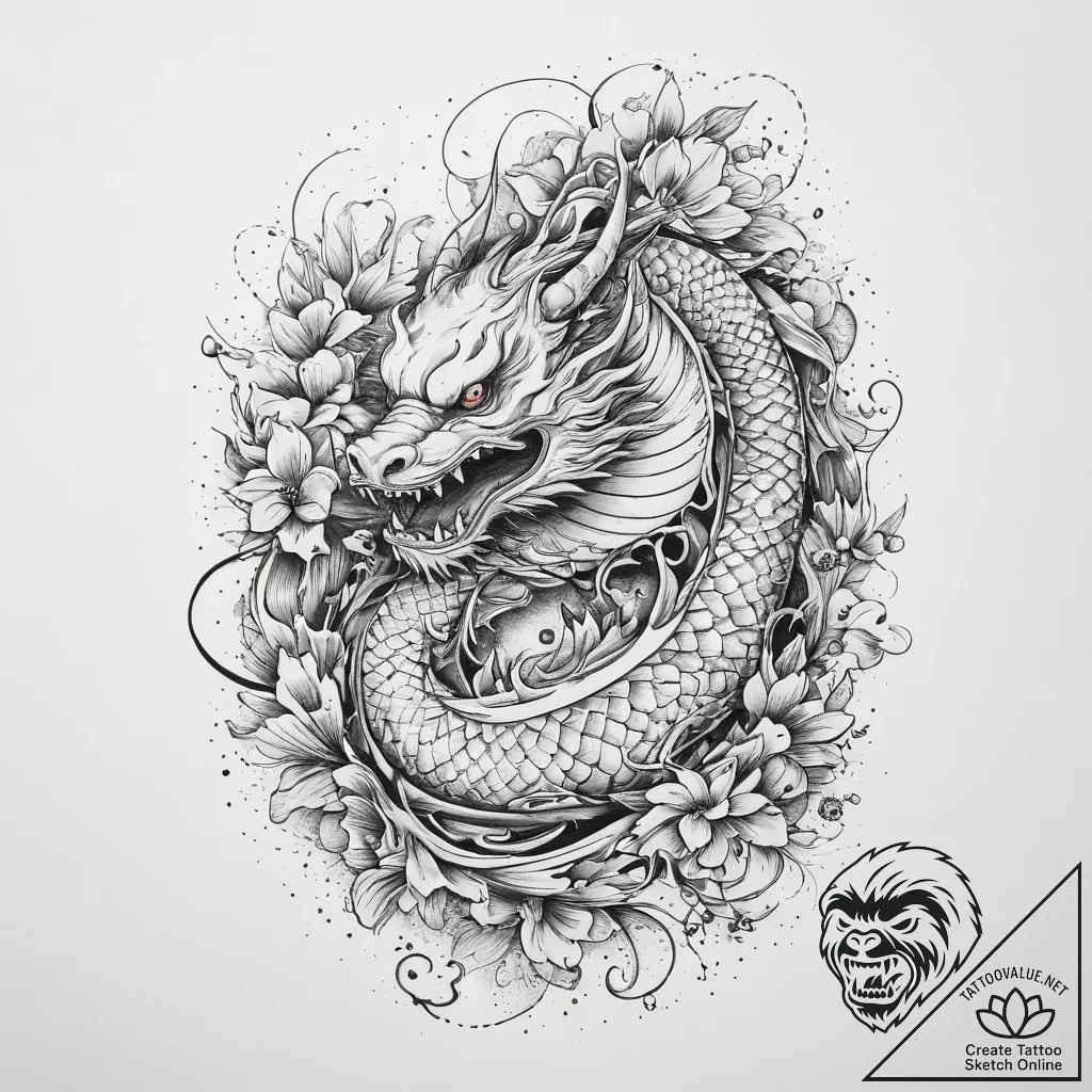 Tattoo sketch cosmic tapestry, tattoo sketch... - tattoo sketch (№1760287575_0, 12.10.2025 16:46) — tattoovalue.net
