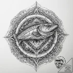 Tattoo sketch barracuda, ink illustration for… – tattoo sketch (№1760293325_0, 12.10.2025 18:22) — tattoovalue.net
