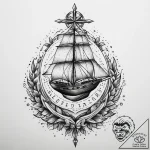 Tattoo sketch alpha, concept art for tattoo,… – tattoo sketch (№1760294193_0, 12.10.2025 18:36) — tattoovalue.net