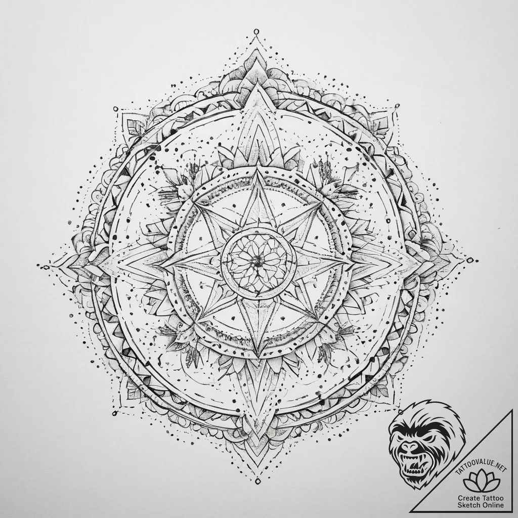 Tattoo sketch gemini constellation, tattoo sk... - tattoo sketch (№1760297688_0, 12.10.2025 19:34) — tattoovalue.net