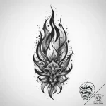 Tattoo sketch flame, artistic tattoo sketch,… – tattoo sketch (№1760298346_0, 12.10.2025 19:45) — tattoovalue.net