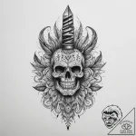 Tattoo sketch knife, artistic tattoo sketch,… – tattoo sketch (№1760299672_0, 12.10.2025 20:07) — tattoovalue.net