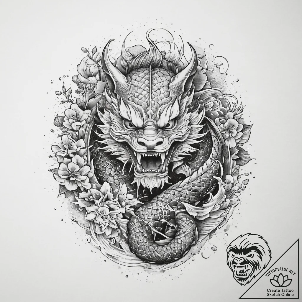 Tattoo sketch hands with a pen, concept art f... - tattoo sketch (№1760300974_0, 12.10.2025 20:29) — tattoovalue.net