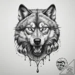 Tattoo sketch wolf paw, concept art for tatto… – tattoo sketch (№1760303145_0, 12.10.2025 21:05) — tattoovalue.net