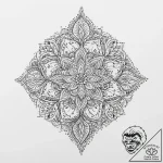 Tattoo sketch henna design – tattoo sketch (№1760303360_0, 12.10.2025 21:09) — tattoovalue.net
