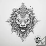 Tattoo sketch gold – tattoo sketch (№1760304884_0, 12.10.2025 21:34) — tattoovalue.net