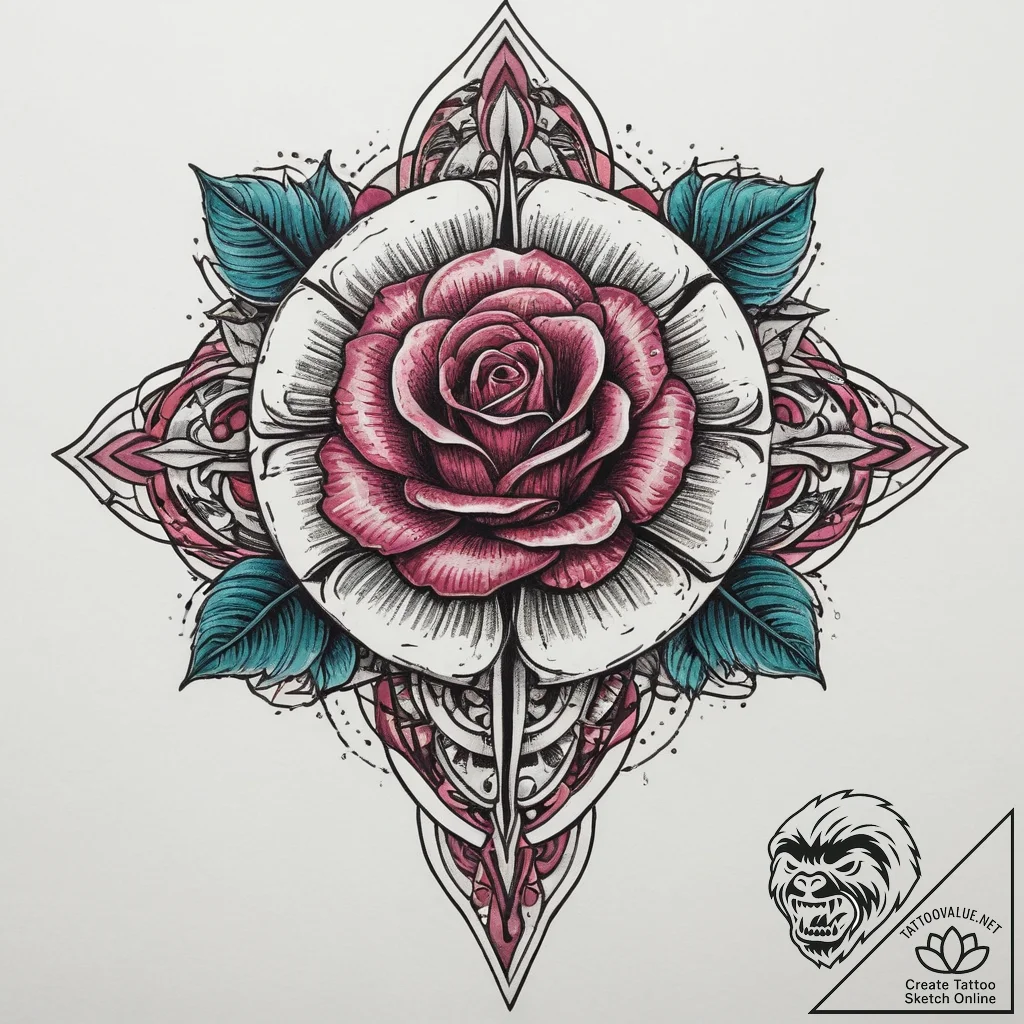 Tattoo sketch chicano роза, tattoo drawing ou... - tattoo sketch (№1760305101_0, 12.10.2025 21:38) — tattoovalue.net