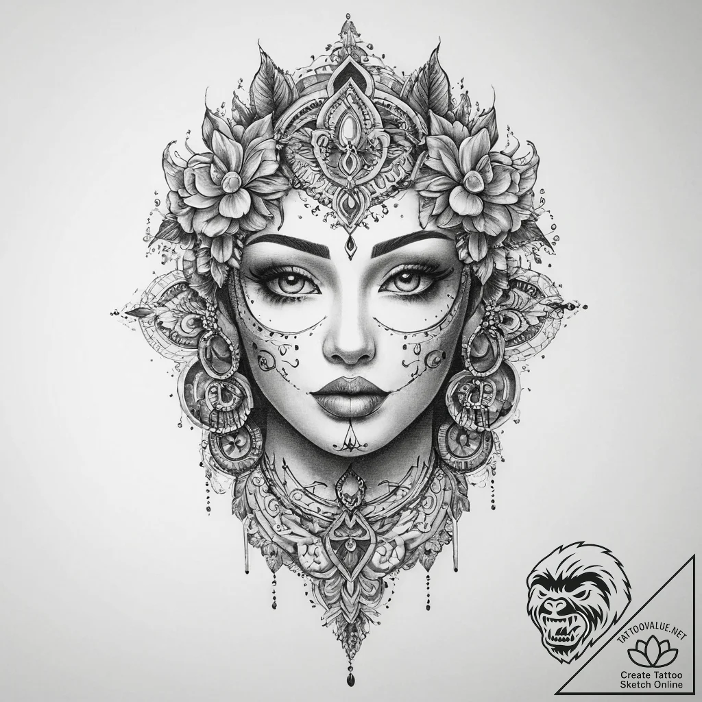 Tattoo sketch soul - tattoo sketch (№1760305317_0, 12.10.2025 21:41) — tattoovalue.net