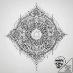 Tattoo sketch cosmic land, tattoo flash sheet… – tattoo sketch (№1760306615_0, 12.10.2025 22:03) — tattoovalue.net