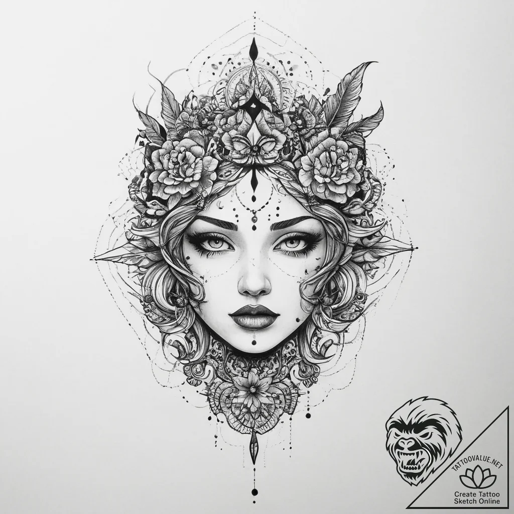 Tattoo sketch link, concept art for tattoo, b... - tattoo sketch (№1760307923_0, 12.10.2025 22:25) — tattoovalue.net