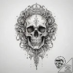 Tattoo sketch bone, artistic tattoo sketch, s… – tattoo sketch (№1760308143_0, 12.10.2025 22:29) — tattoovalue.net