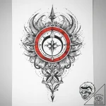 Tattoo sketch mercury symbol, tattoo flash sh… – tattoo sketch (№1760312488_0, 12.10.2025 23:41) — tattoovalue.net