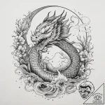 Tattoo sketch hands with a moon, tattoo sketc… – tattoo sketch (№1760313358_0, 12.10.2025 23:55) — tattoovalue.net