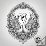 Tattoo sketch swan tattoo, tattoo flash sheet… – tattoo sketch (№1760314442_0, 13.10.2025 00:14) — tattoovalue.net