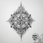 Tattoo sketch sacred story, concept art for t… – tattoo sketch (№1760315092_0, 13.10.2025 00:24) — tattoovalue.net
