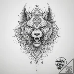 Tattoo sketch bronze, tattoo line art, black… – tattoo sketch (№1760316175_0, 13.10.2025 00:42) — tattoovalue.net