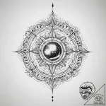 Tattoo sketch cosmic foundation – tattoo sketch (№1760317042_0, 13.10.2025 00:57) — tattoovalue.net