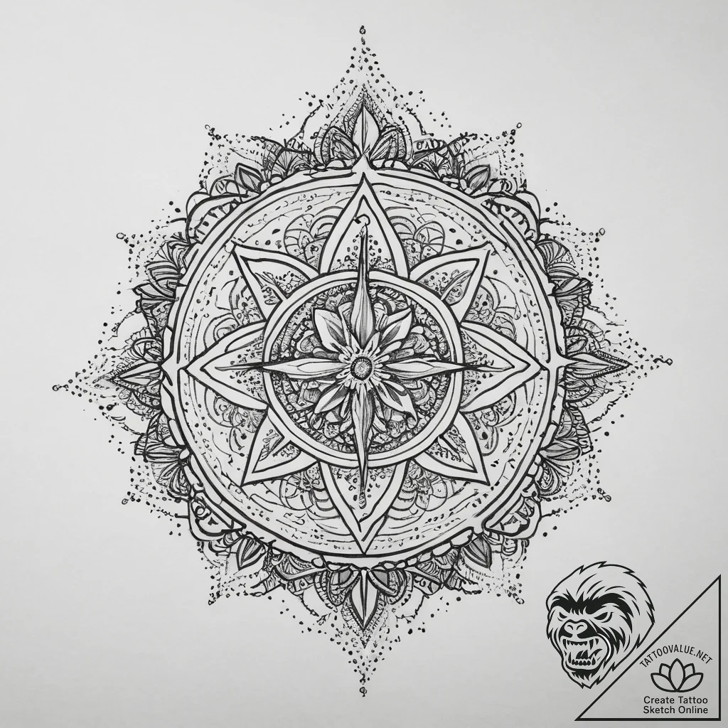 Tattoo sketch al-fatiha calligraphy, concept... - tattoo sketch (№1760318801_0, 13.10.2025 01:26) — tattoovalue.net