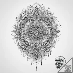 Tattoo sketch cosmic root, ink illustration f… – tattoo sketch (№1760321636_0, 13.10.2025 02:13) — tattoovalue.net