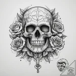 Tattoo sketch soldier with a lock, tattoo ske… – tattoo sketch (№1760322511_0, 13.10.2025 02:28) — tattoovalue.net