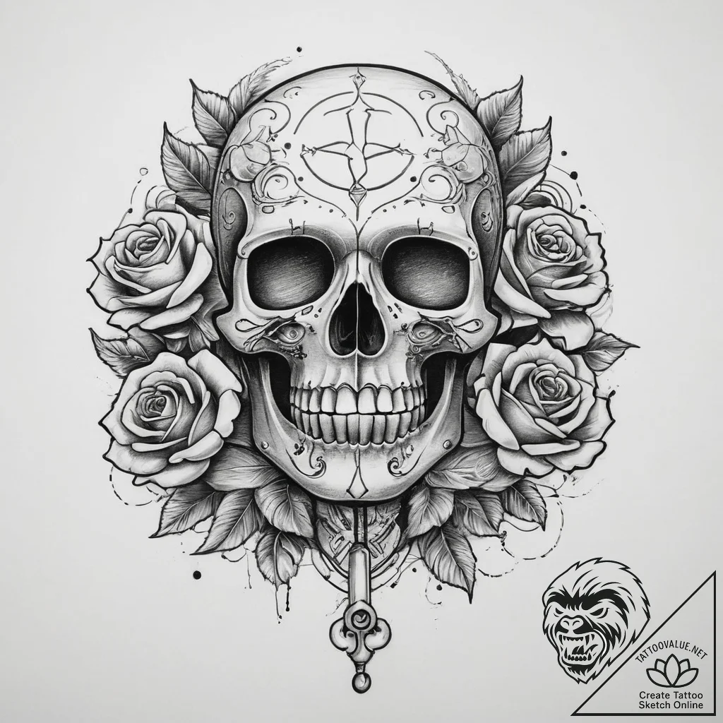 Tattoo sketch soldier with a lock, tattoo ske... - tattoo sketch (№1760322511_0, 13.10.2025 02:28) — tattoovalue.net