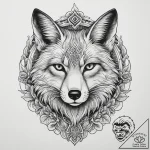Tattoo sketch fox tattoo, tattoo line art, ne… – tattoo sketch (№1760323171_0, 13.10.2025 02:39) — tattoovalue.net